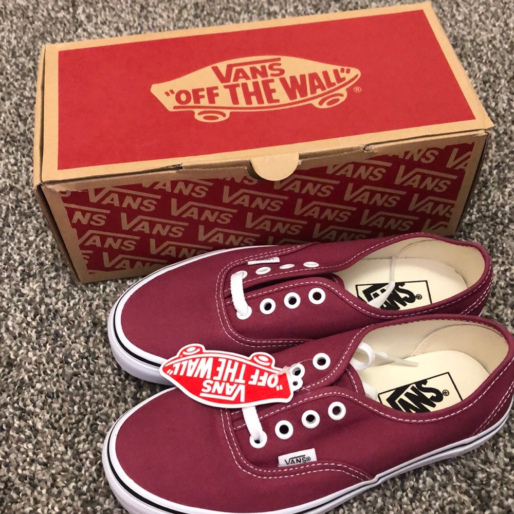 NWT Dry Rose Authentic Vans